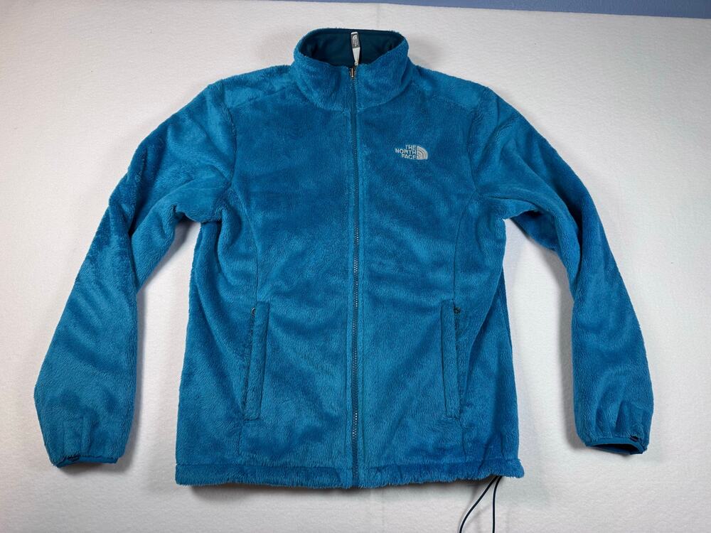The North Face Women’s L Blue Osito High Pile Fleece Jacket Full Zip Cozy